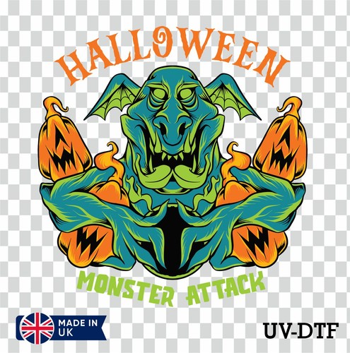 Monster attack dtf - dtf, sticker